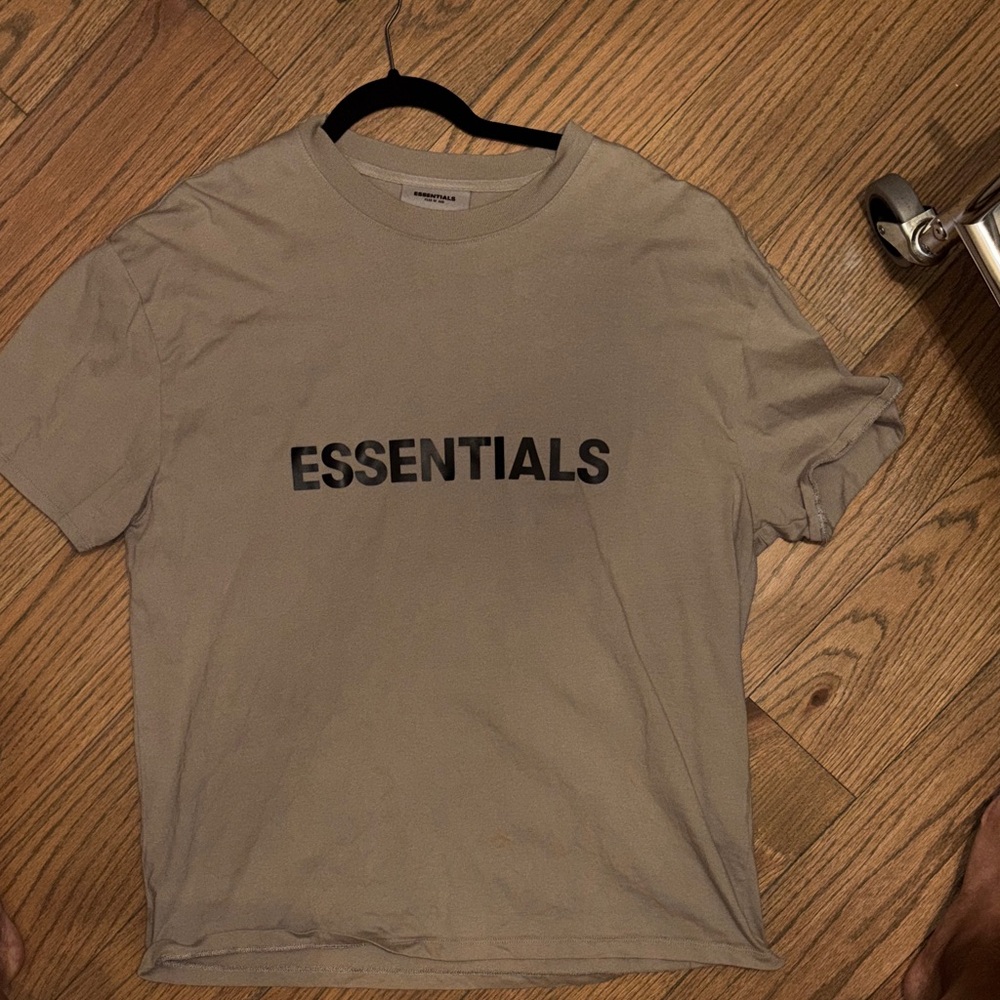 Essentials Tan Short Sleeve Tee
